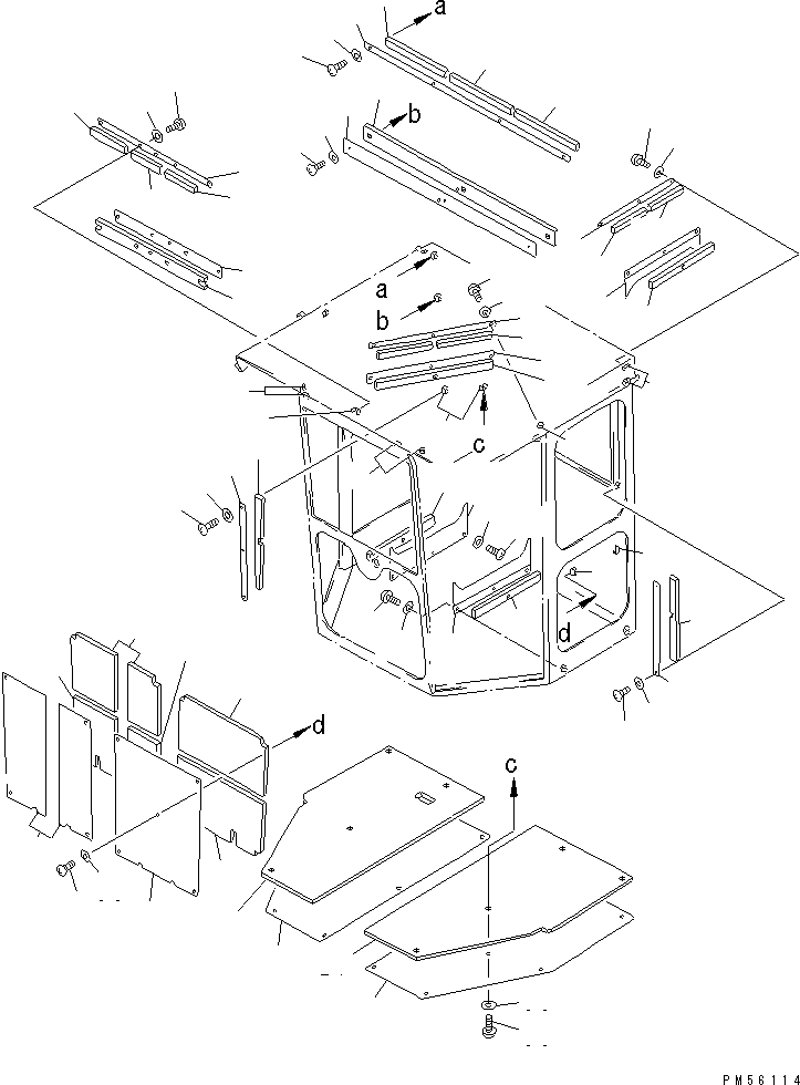 PLATE,(MODIFIED PART) 232-950-0310 KOMATSU