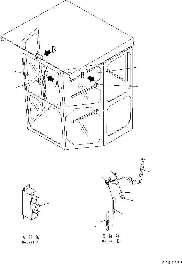 DOOR,L.H. (MODIFIED PART) 232-950-0271 KOMATSU