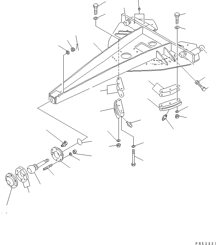 DRAWBAR ASS'Y 234-979-0110 KOMATSU
