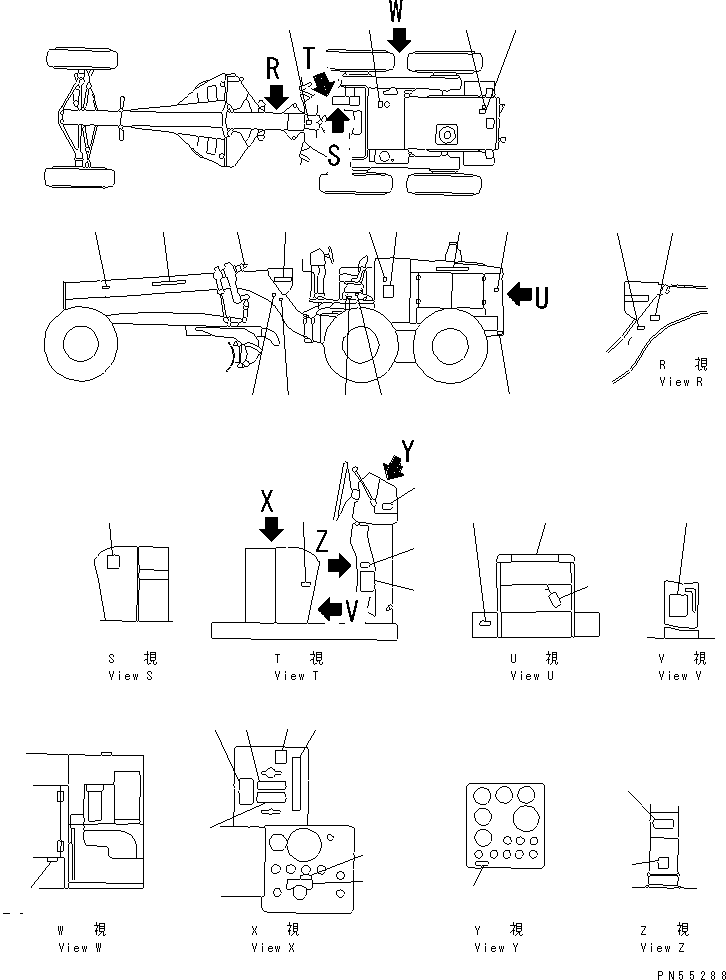 CHART¤ OIL 234-53-31182 KOMATSU