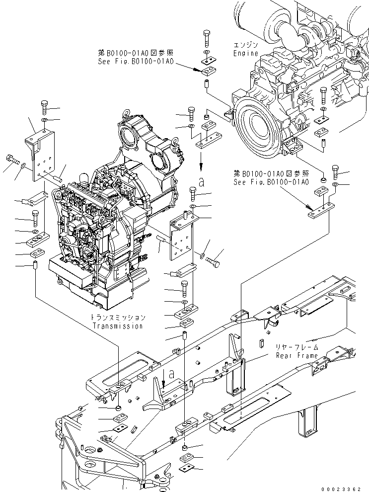 Пластина 23C-01-51162 KOMATSU