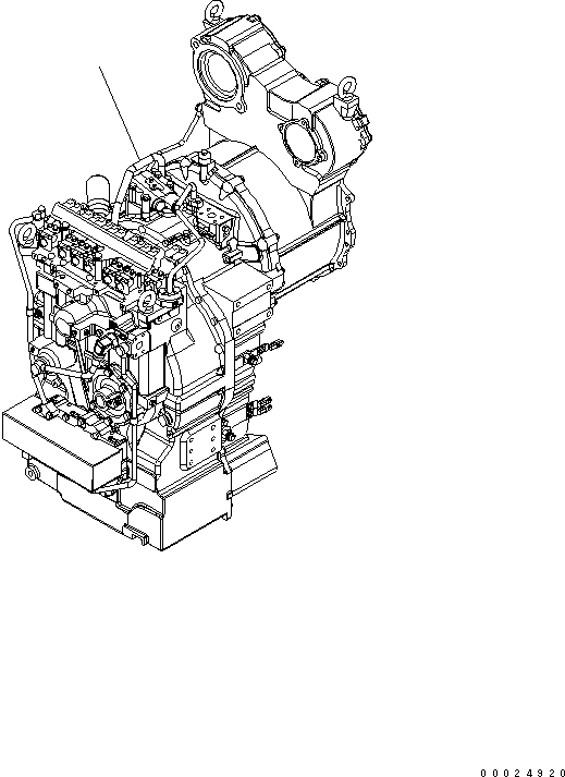 Трансмиссия в сборе 23C-13-50000 KOMATSU