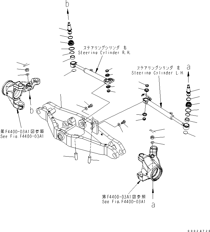 AXLE,FRONT 23C-27-51213 KOMATSU