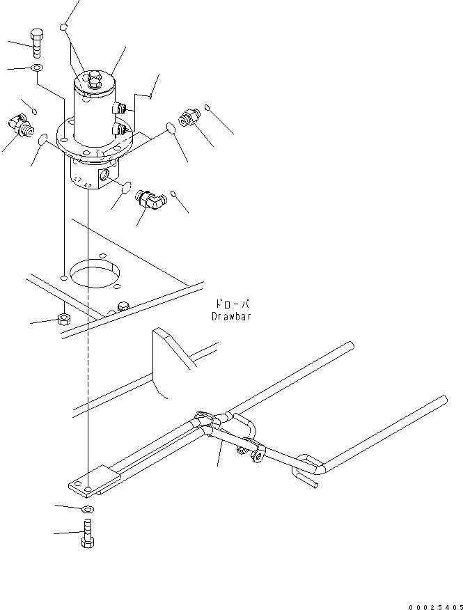 BRACKET,SWIVEL 23C-60-52910 KOMATSU
