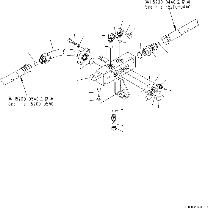 Блок 23C-60-53272 KOMATSU