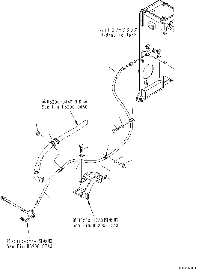 Шланг 23C-60-54212 KOMATSU