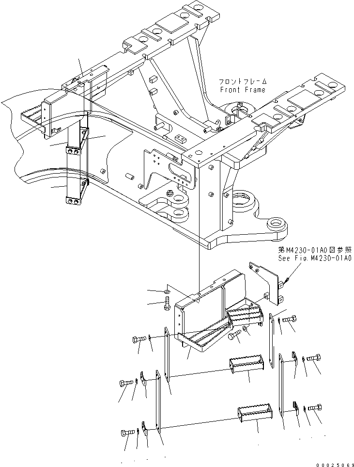 Пластина 23C-54-52270 KOMATSU