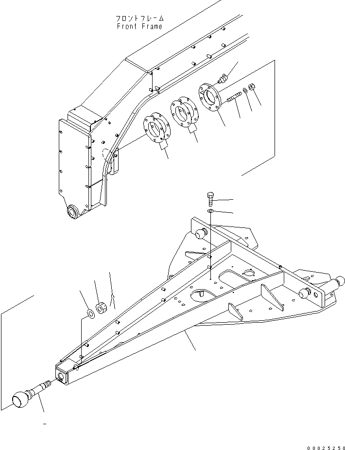 Регулировочная прокладка 23C-70-51270 KOMATSU
