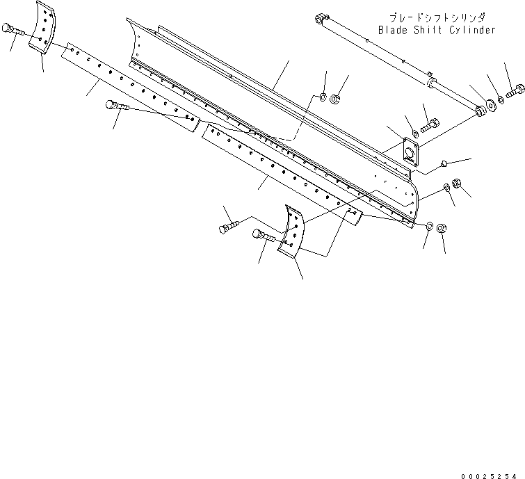 RAIL WELDED 23C-70-52230 KOMATSU