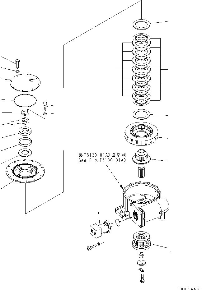 Электродвигатель 23C-62-51100 KOMATSU