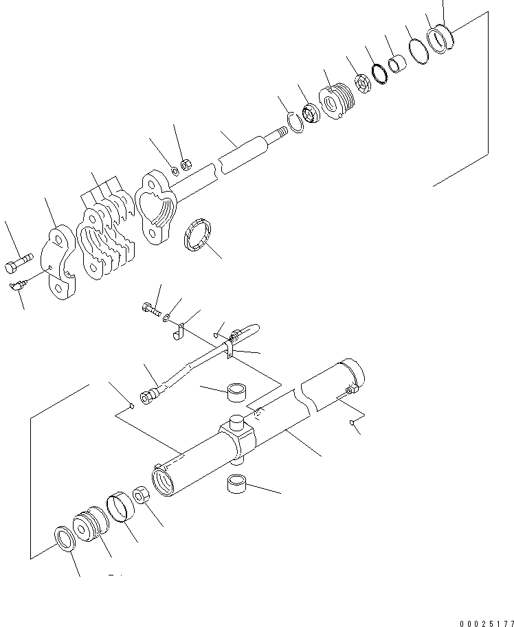 SERVICE KIT,BLADE LIFT CYLINDER 707-98-26780 KOMATSU