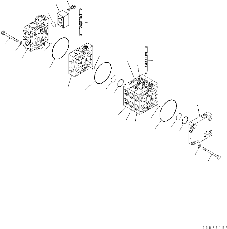 Управляющий клапан 723-14-12800 KOMATSU