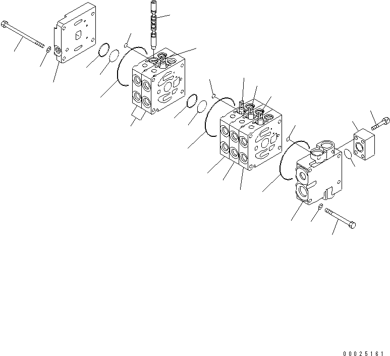 Управляющий клапан 723-15-12800 KOMATSU