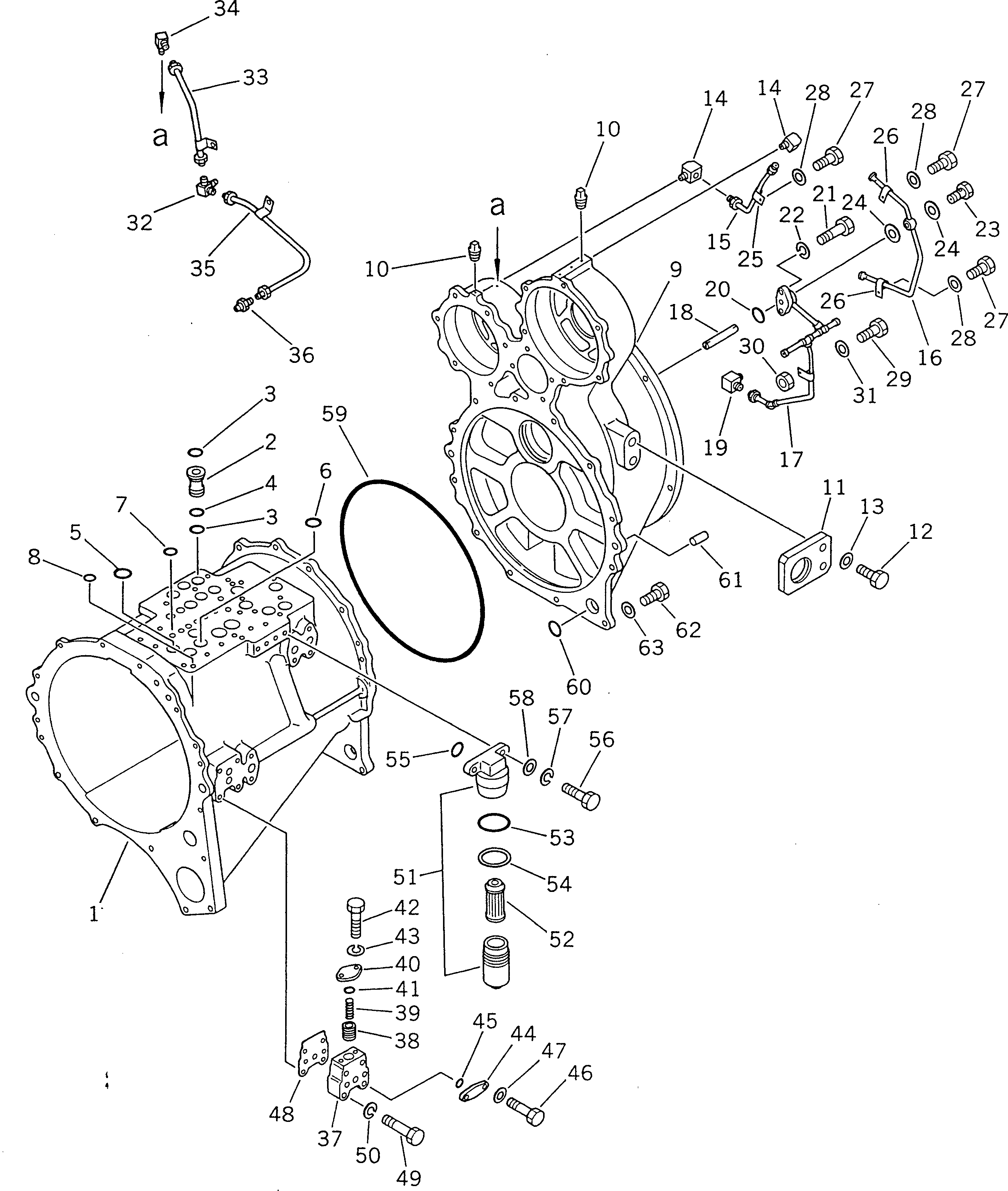 O-RING,(B) 07000-45445 KOMATSU