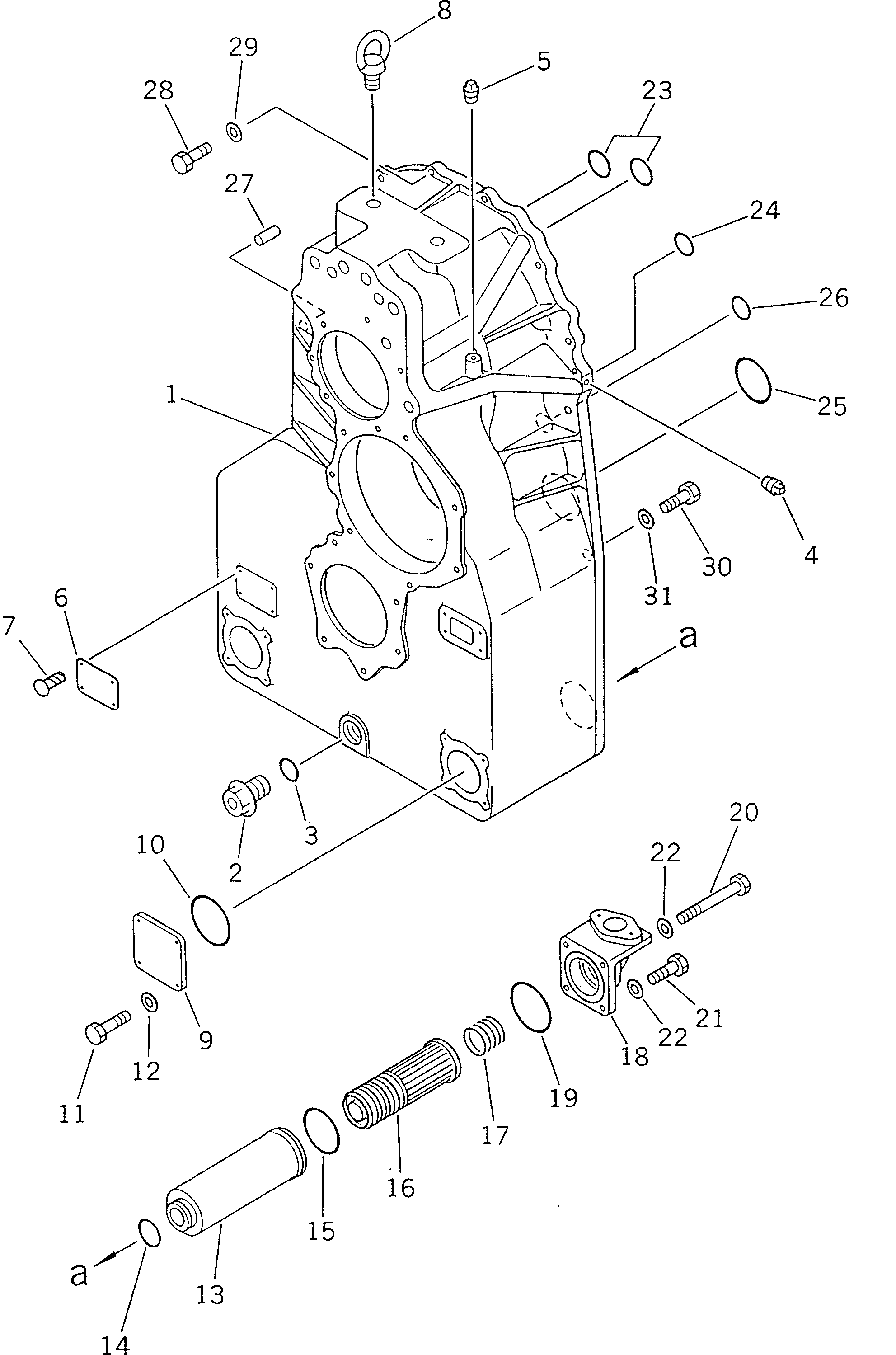 CASE,(B) 235-15-13120 KOMATSU
