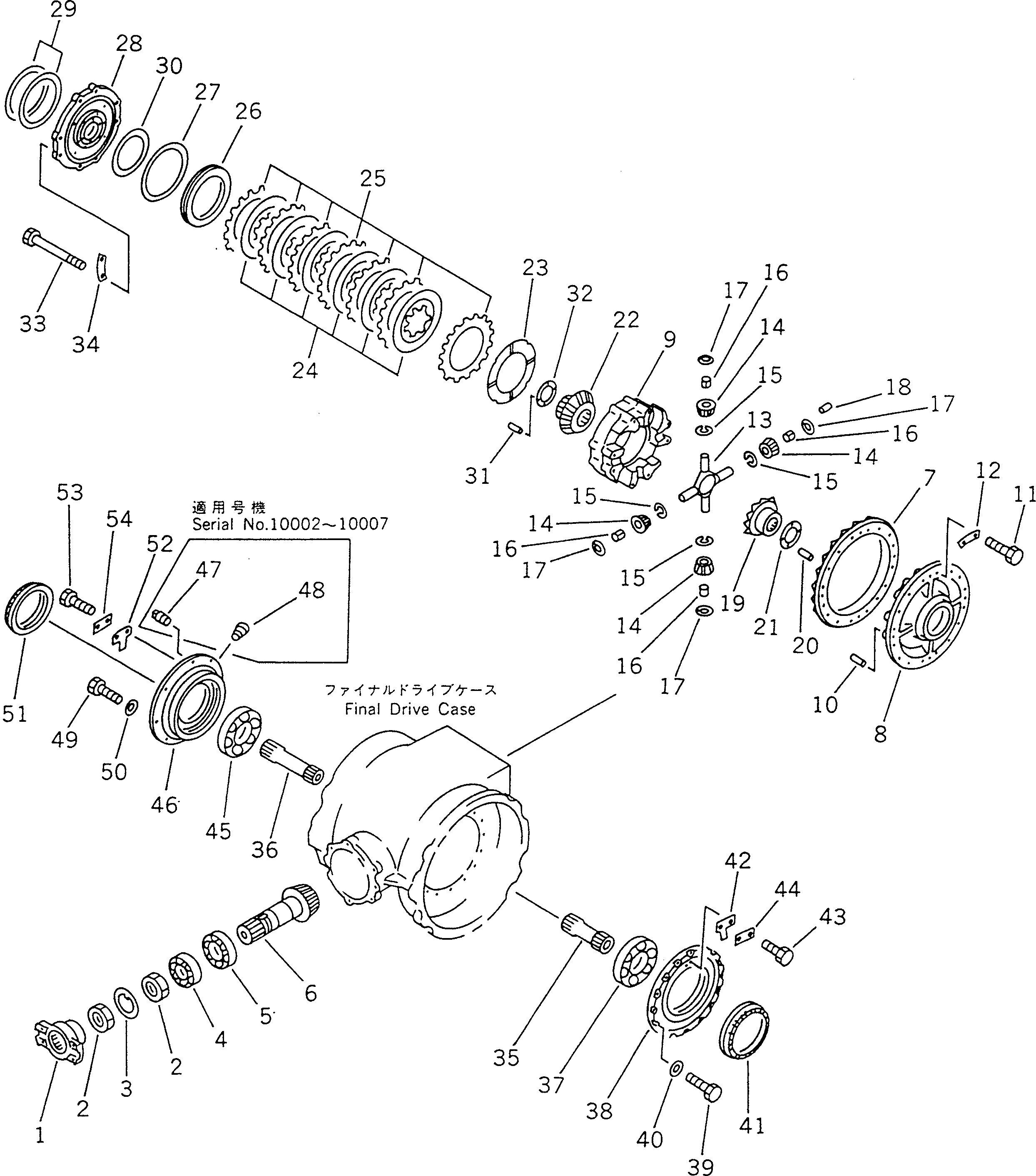 BEARING,L.H. 235-22-11630 KOMATSU