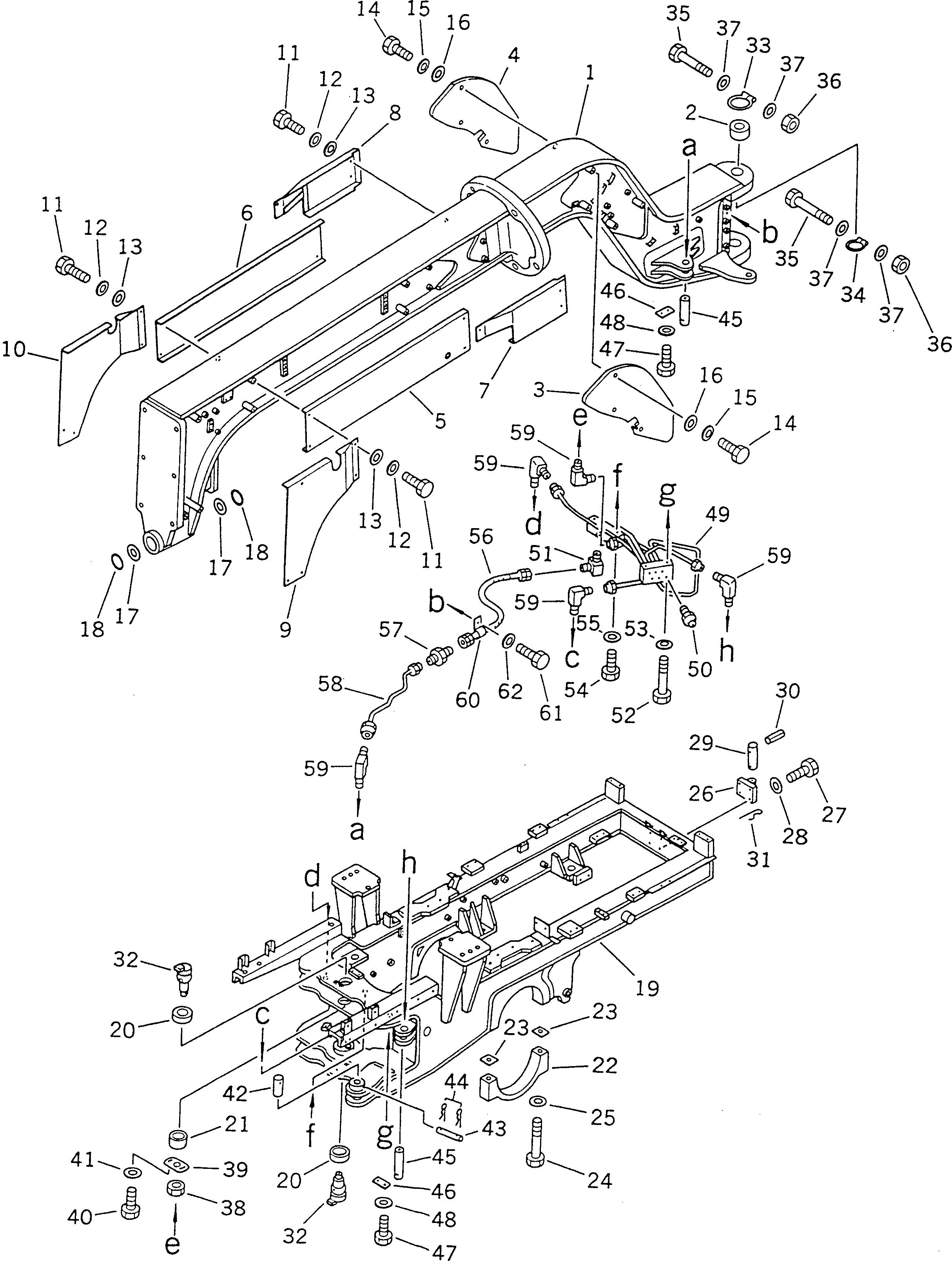 FRAME,FRONT 235-46-11101 KOMATSU