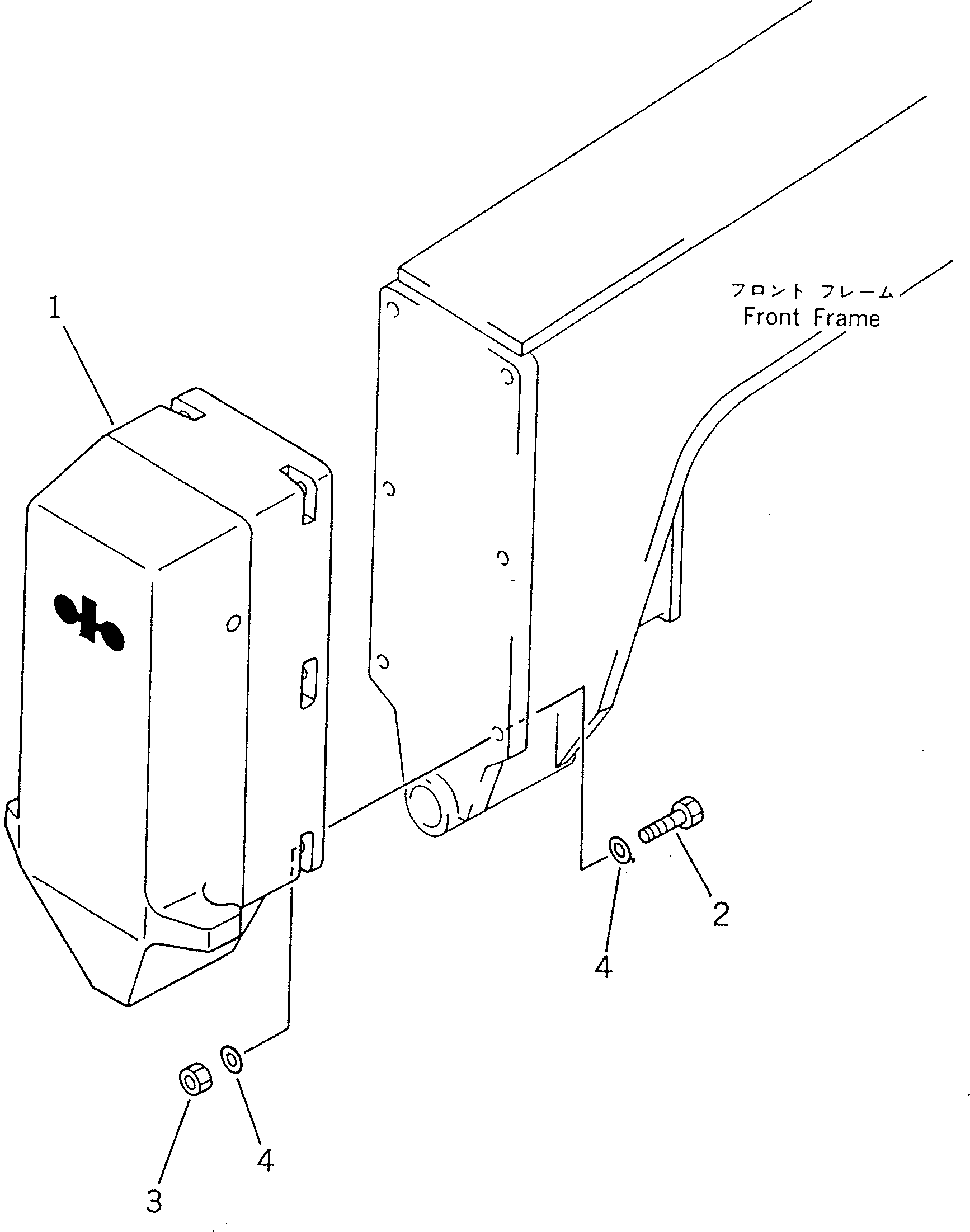 PLATE,PUSH 235-930-1110 KOMATSU