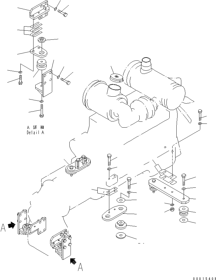 Кронштейн 23F-01-21130 KOMATSU