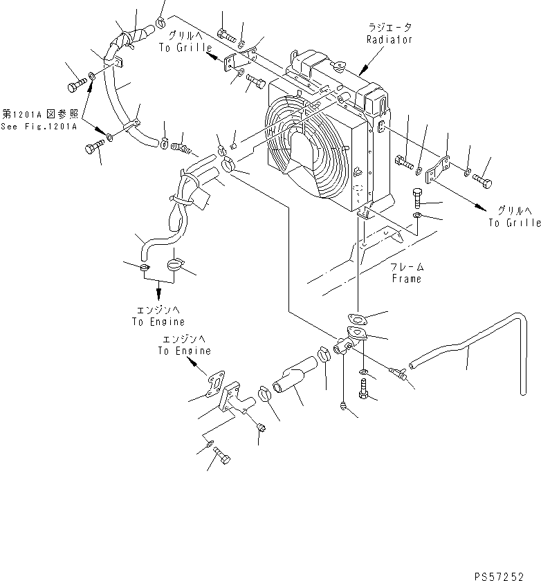 Шланг 23F-03-12170 KOMATSU