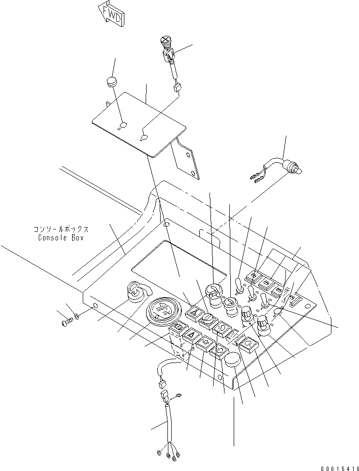 Панель 23F-06-21330 KOMATSU