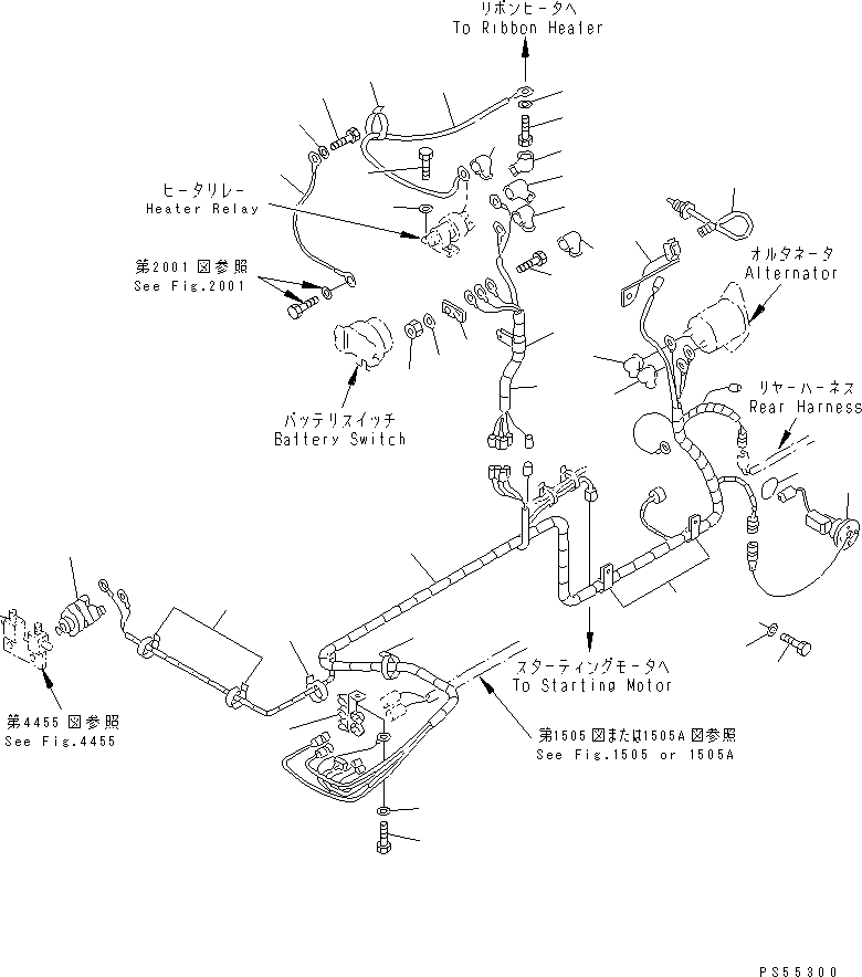 Кабель 23F-06-11420 KOMATSU