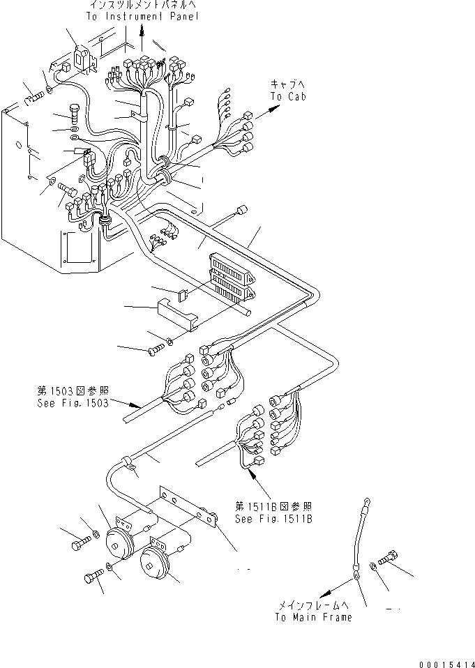 Жгут проводов 23F-06-21110 KOMATSU