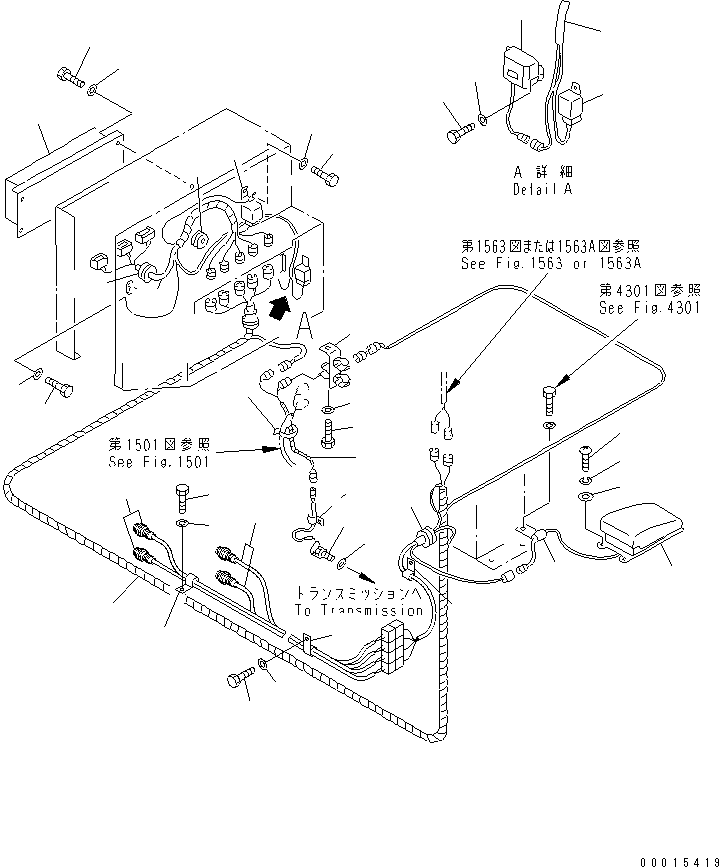 Жгут проводов 23F-843-1232 KOMATSU