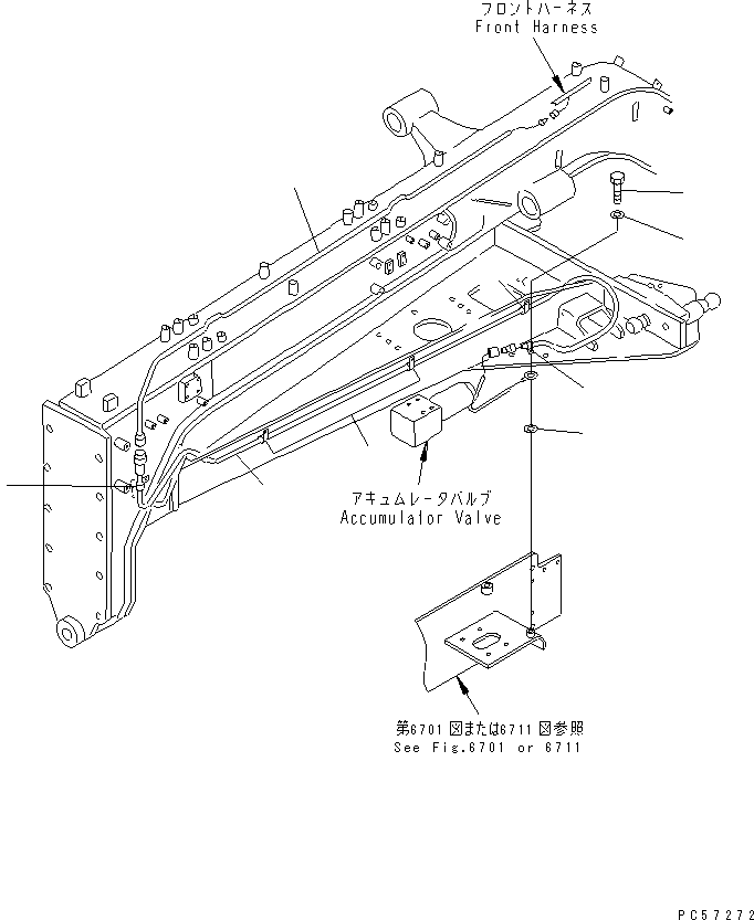 Кабель 23F-979-1310 KOMATSU