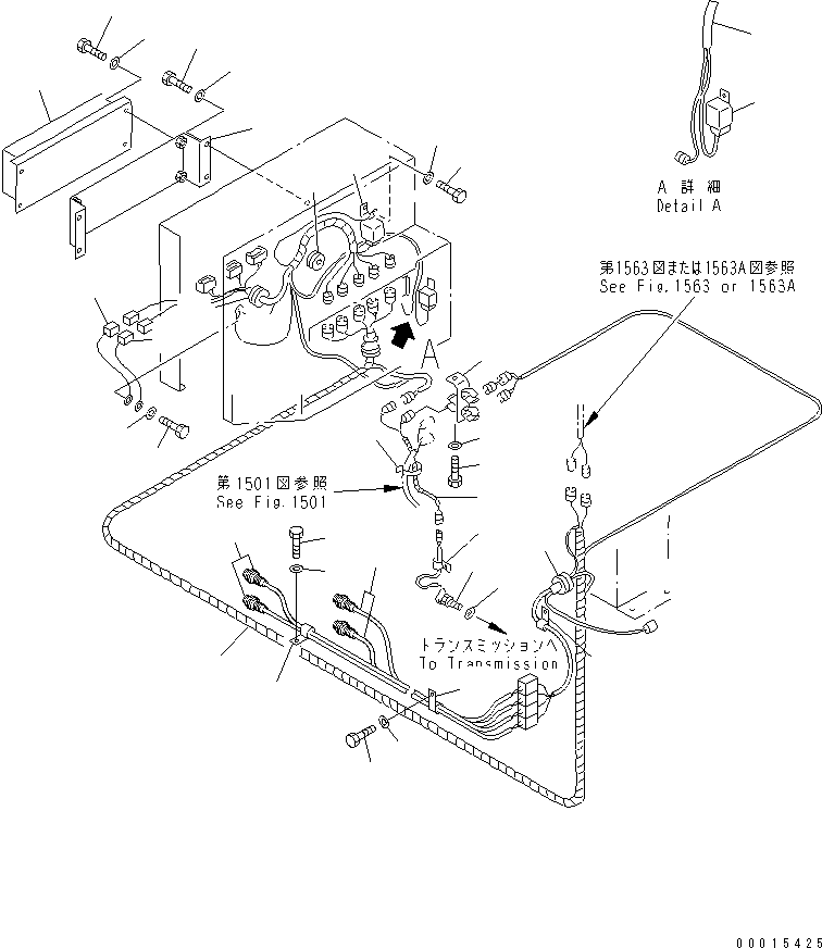 HARNESS,AUTO T/M (DOUBLE BLADE) 23F-843-2380 KOMATSU