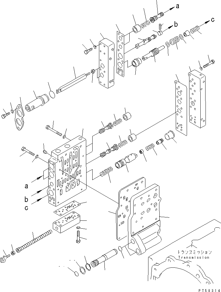 Клапан в сборе 234-15-00302 KOMATSU
