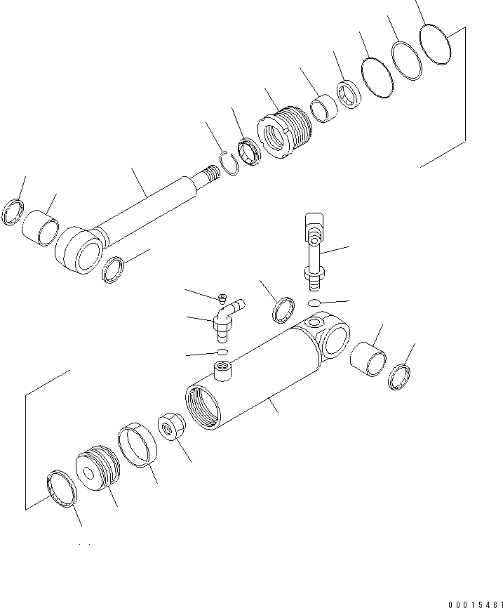 CYLINDER GROUP,LEANING 707-00-X7F00 KOMATSU