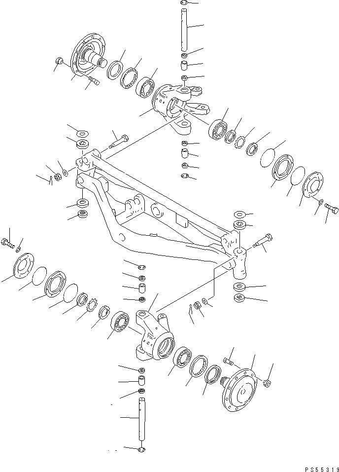 HOUSING,L.H. (MODIFIED PARTS) 23F-843-1121 KOMATSU