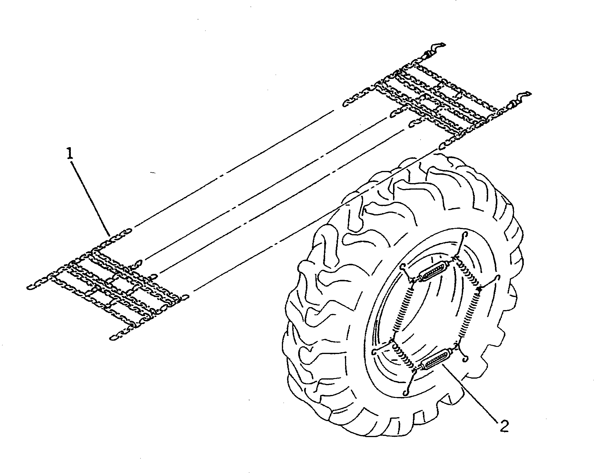 TIRE CHAIN ASS'Y 232-830-0440 KOMATSU