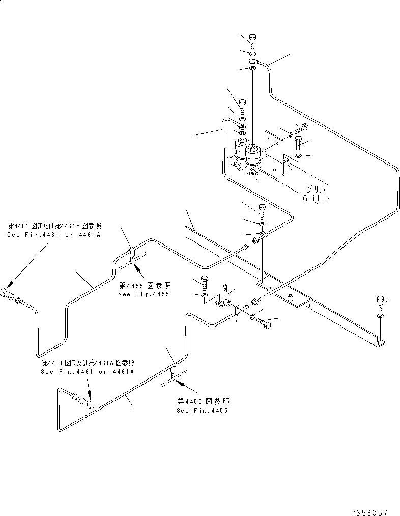 Трубка 23F-44-11291 KOMATSU