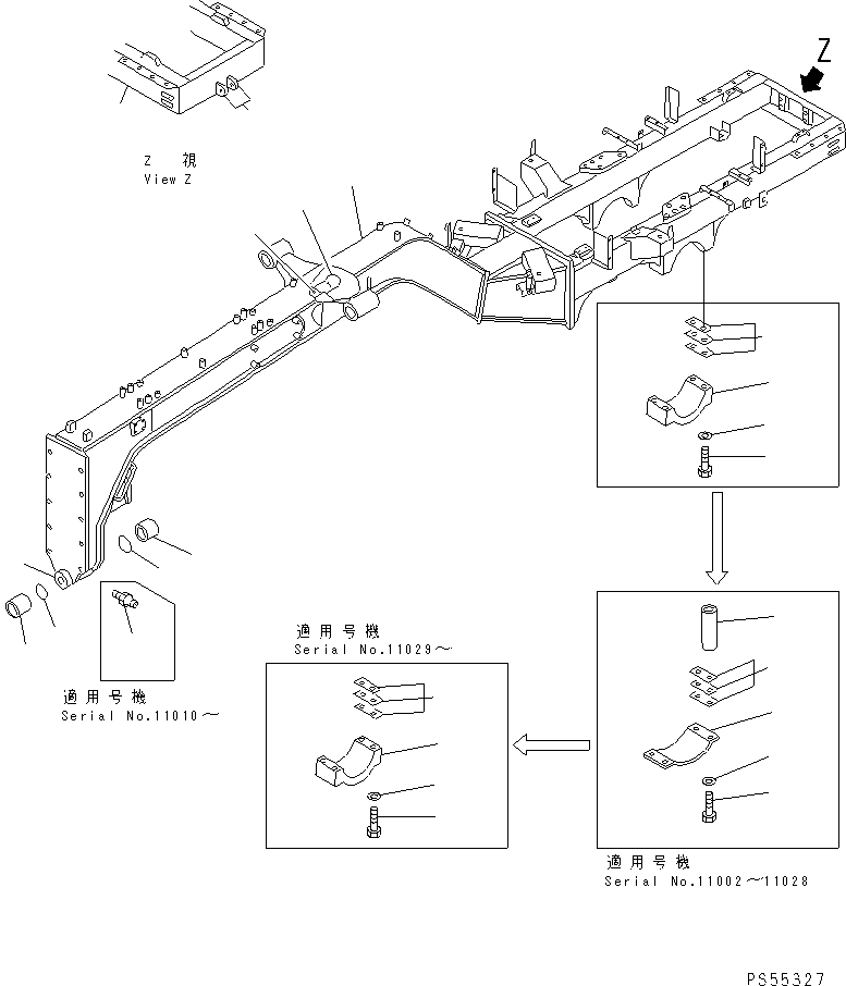 Пластина (сварная) 238-46-11150 KOMATSU