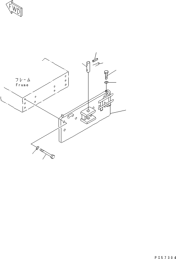 WEIGHT,REAR 23F-846-1310 KOMATSU
