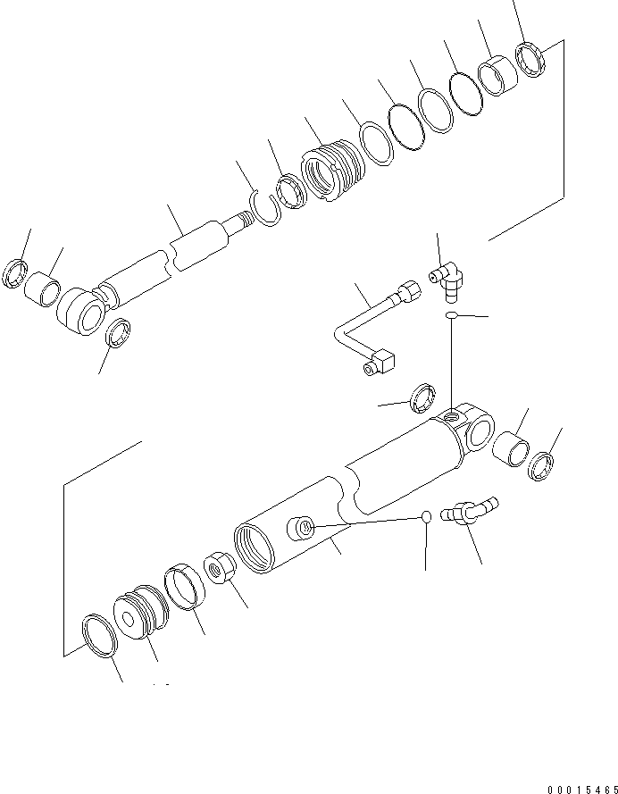 CYLINDER ASS'Y,BLADE SIDE SHIFT 707-00-X7E80 KOMATSU