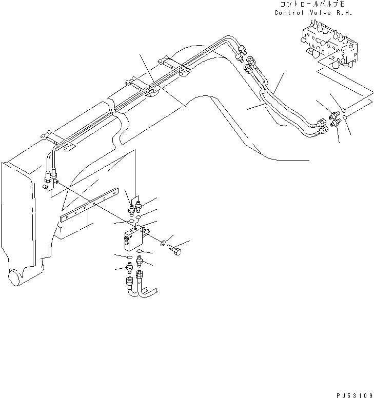 Трубка 23F-60-14240 KOMATSU