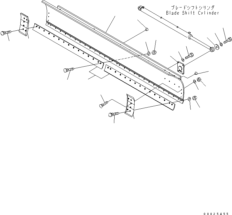 RAIL,UPPER (WELDED) 23C-70-52250 KOMATSU