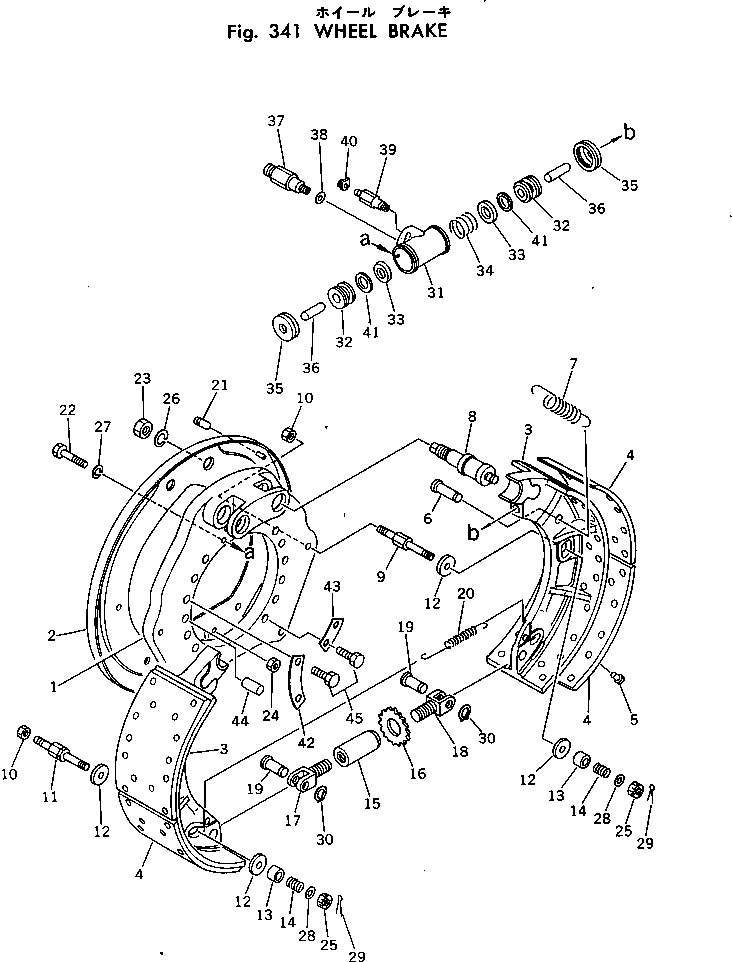 BRAKE ASS'Y 234-32-11003 KOMATSU