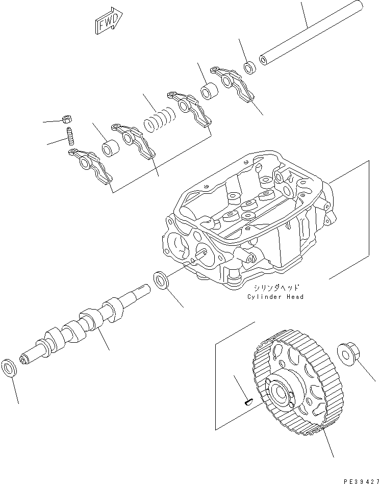 распределительный вал HD14101ZA0L00 KOMATSU