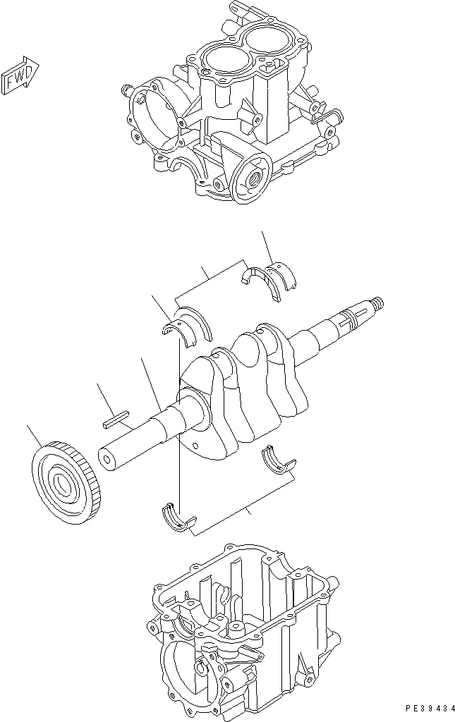 GEAR,OIL PUMP HD13352ZA0980 KOMATSU