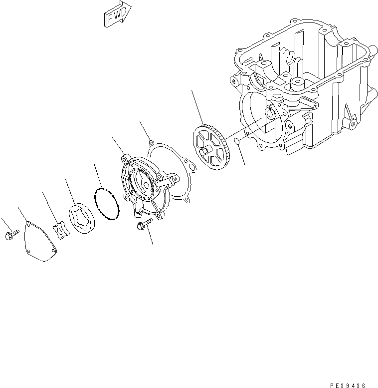 ROTOR,INNER HD15331ZA0000 KOMATSU