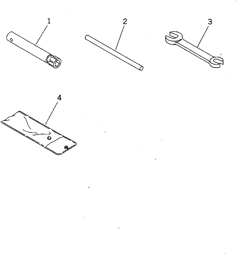 HANDLE,PLUG WRENCH HD89219805000 KOMATSU