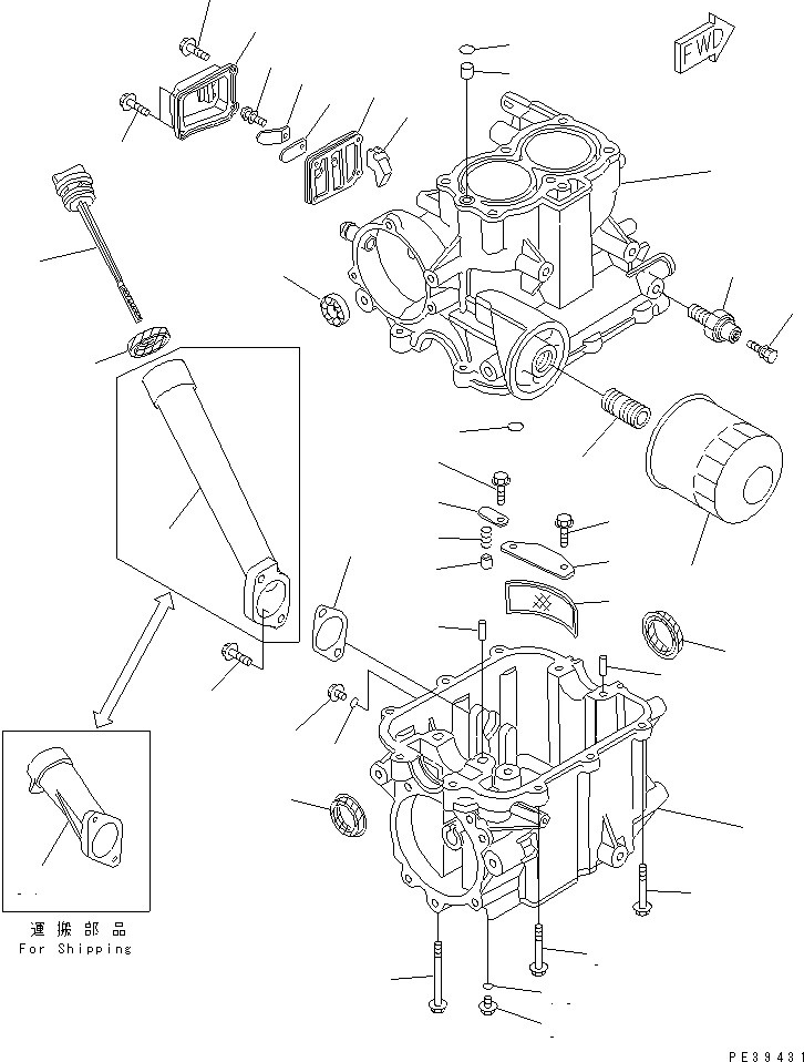 PIPE,OIL FILLER 20A-01-11910 KOMATSU