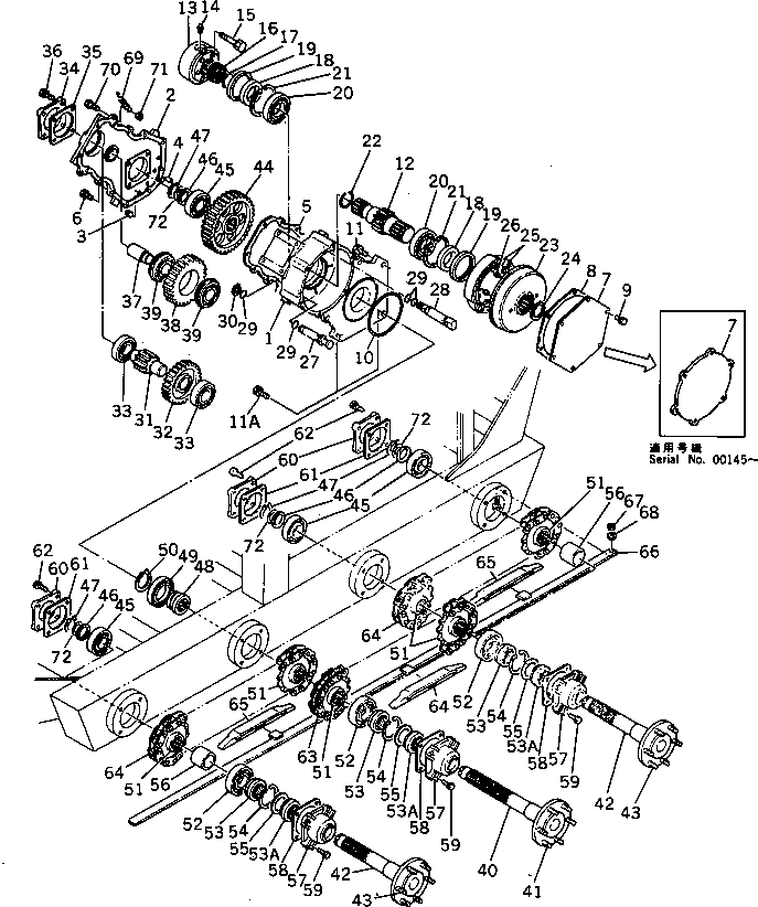 Гайка YM26717-100002 KOMATSU