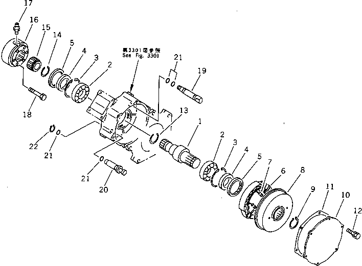 Шарикоподшипник YM172738-28420 KOMATSU