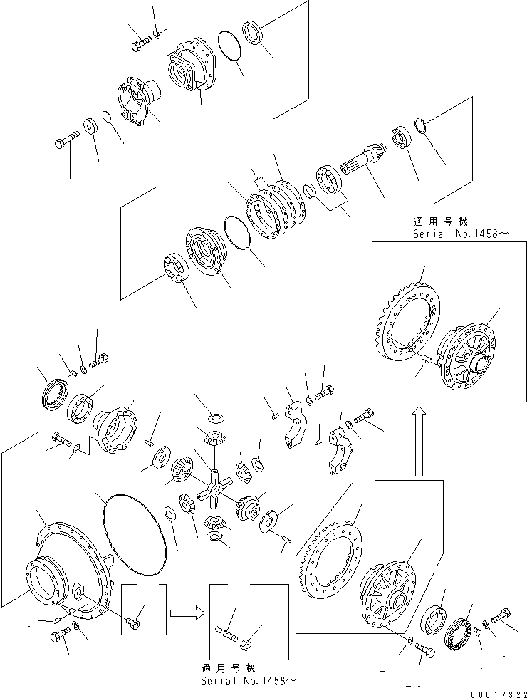 DIFF  ASSY 567-22-71004 KOMATSU