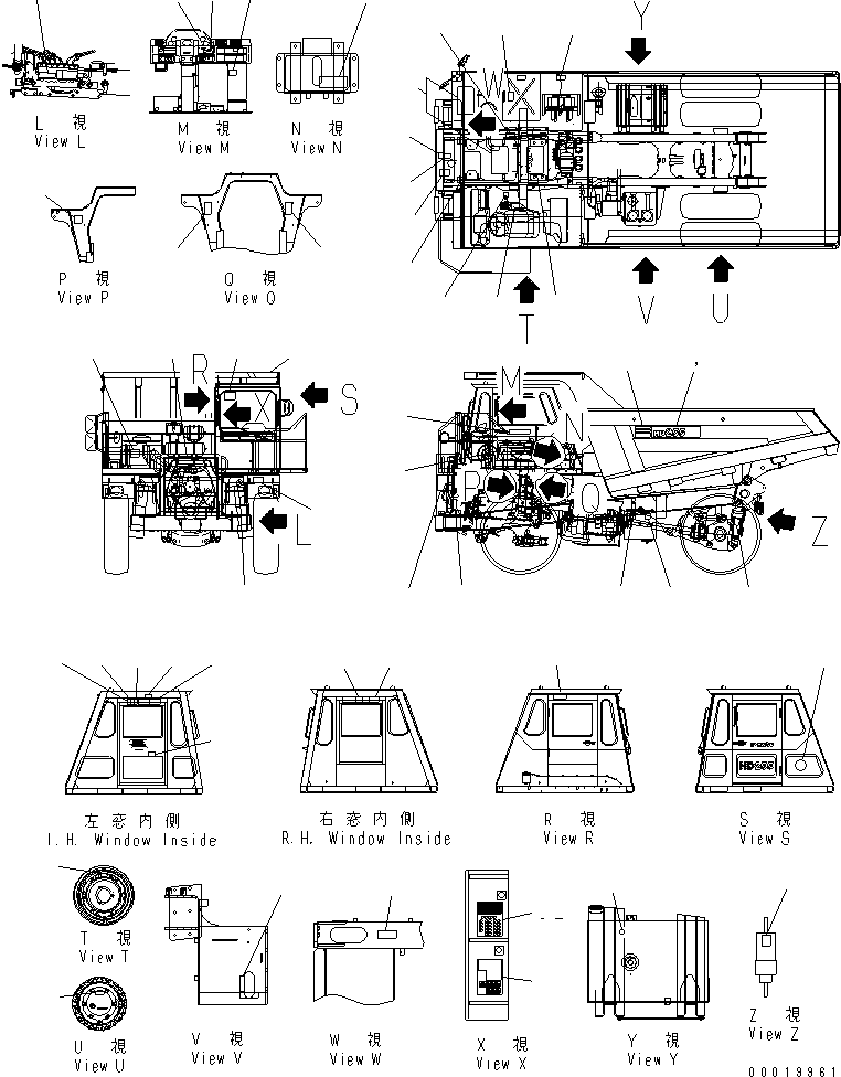 PLATE¤ SAFETY,VOLTAGE HAZARD 09801-D0480 KOMATSU